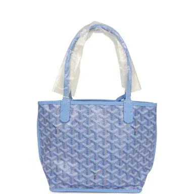 goyard Goyard Goyardine Canvas Iris Anjou Mini Bag Palladium Hardware | Thumbnail 4 goyard Goyard Goyardine Canvas Iris Anjou Mini Bag Palladium Hardware | Thumbnail 4