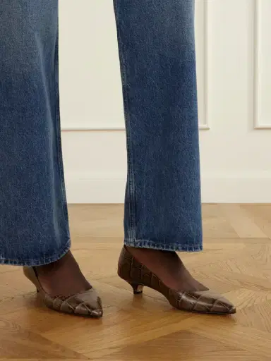 Jamie Haller The Kitty Croc-effect Leather Pumps | Thumbnail 2 Jamie Haller The Kitty Croc-effect Leather Pumps | Thumbnail 2