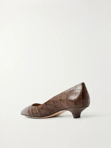 Jamie Haller The Kitty Croc-effect Leather Pumps | Thumbnail 3 Jamie Haller The Kitty Croc-effect Leather Pumps | Thumbnail 3