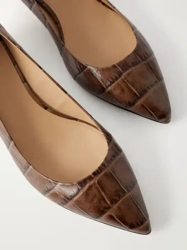 Jamie Haller The Kitty Croc-effect Leather Pumps | Thumbnail 5 Jamie Haller The Kitty Croc-effect Leather Pumps | Thumbnail 5