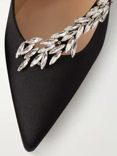 Manolo Blahnik Nadira 70 Crystal-embellished Satin Pumps | Thumbnail 5 Manolo Blahnik Nadira 70 Crystal-embellished Satin Pumps | Thumbnail 5