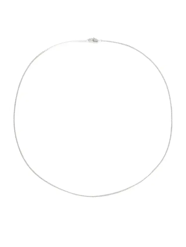 Laura Lombardi Mini Omega Platinum-plated Necklace