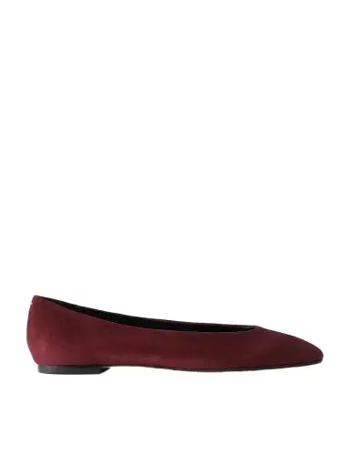 aeyde Ellie Suede Ballet Flats | Thumbnail 1