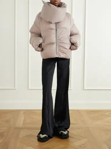 Rick Owens Tower Cropped Shell Down Jacket | Thumbnail 2 Rick Owens Tower Cropped Shell Down Jacket | Thumbnail 2