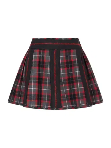 Vivienne Westwood Mini Bell Checked Pleated Mini Skirt | Thumbnail 1 Vivienne Westwood Mini Bell Checked Pleated Mini Skirt | Thumbnail 1