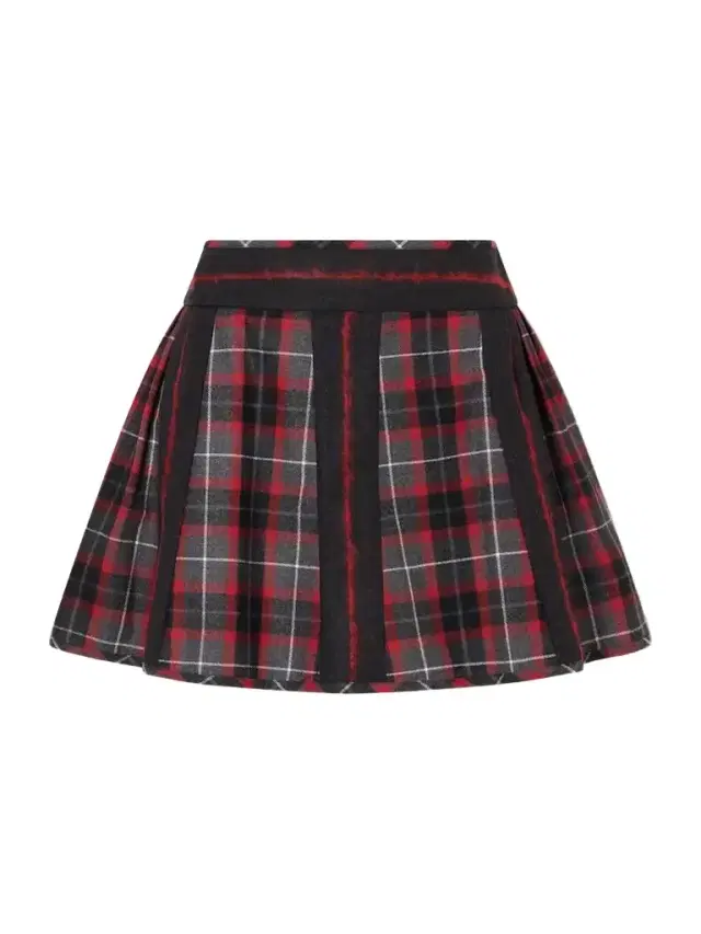 Vivienne Westwood Mini Bell Checked Pleated Mini Skirt