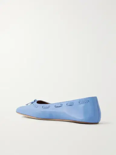 Staud Milo Leather Ballet Flats | Thumbnail 3