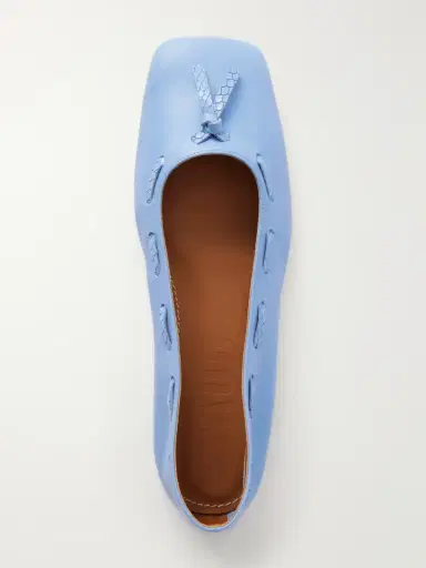 Staud Milo Leather Ballet Flats | Thumbnail 6