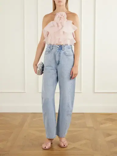 Aje Villa Ruffled Flower-detailed Organza Tank | Thumbnail 2
