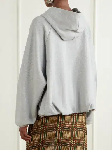 Dries Van Noten Knotted Cotton-jersey Hoodie | Thumbnail 3 Dries Van Noten Knotted Cotton-jersey Hoodie | Thumbnail 3