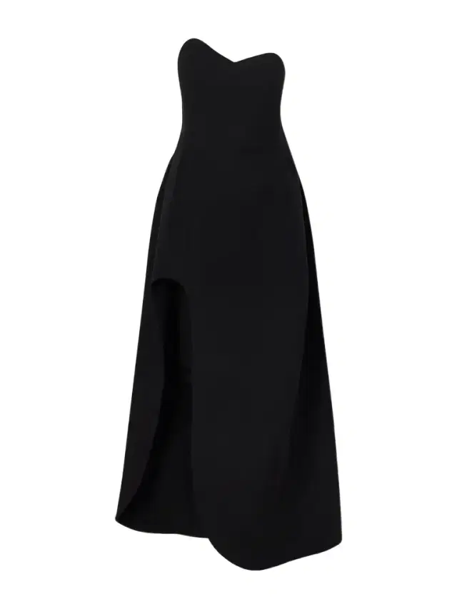 Jil Sander Strapless Wool Gown