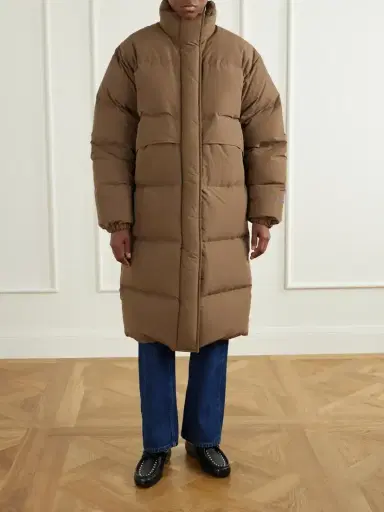 Jil Sander Logo-appliquéd Quilted Shell Down Coat | Thumbnail 3