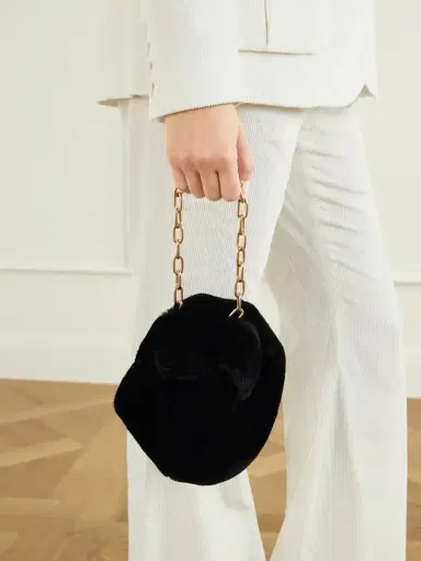 Gabriela Hearst Soft Demi Shearling Clutch | Thumbnail 2 Gabriela Hearst Soft Demi Shearling Clutch | Thumbnail 2