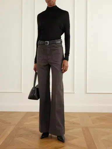 Victoria Beckham Alina High-rise Flared Jeans | Thumbnail 2 Victoria Beckham Alina High-rise Flared Jeans | Thumbnail 2