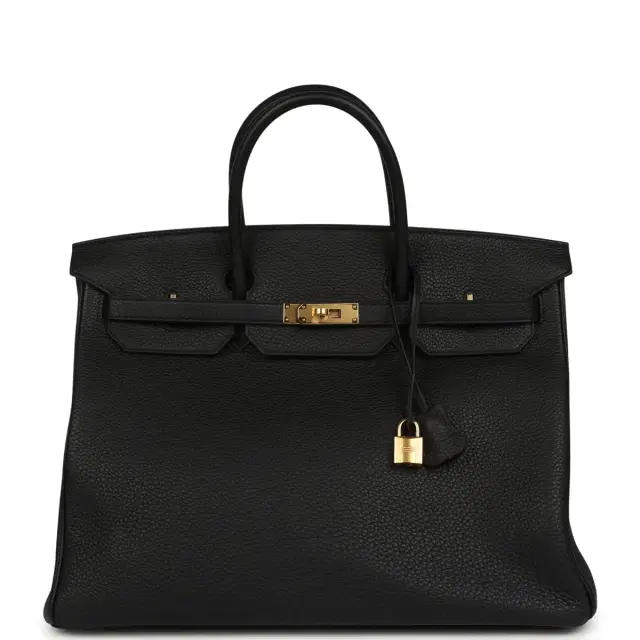 Hermes Birkin 40 Black Togo Gold Hardware Hermes Birkin 40 Black Togo Gold Hardware