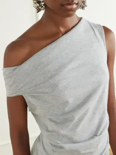 Dries Van Noten Ruched Cotton-jersey Blouse | Thumbnail 4 Dries Van Noten Ruched Cotton-jersey Blouse | Thumbnail 4