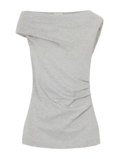Dries Van Noten Ruched Cotton-jersey Blouse | Thumbnail 1 Dries Van Noten Ruched Cotton-jersey Blouse | Thumbnail 1