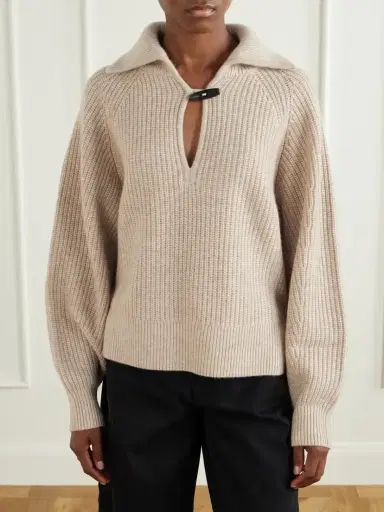 Isabel Marant Miranda Merino Wool And Cashmere-blend Sweater | Thumbnail 3 Isabel Marant Miranda Merino Wool And Cashmere-blend Sweater | Thumbnail 3
