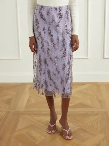 Staud Bead-embellished Midi Skirt | Thumbnail 3