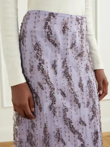 Staud Bead-embellished Midi Skirt | Thumbnail 5
