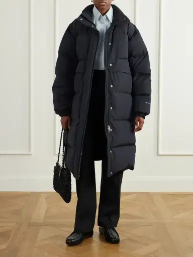 Jil Sander Logo-appliquéd Quilted Shell Down Coat | Thumbnail 2