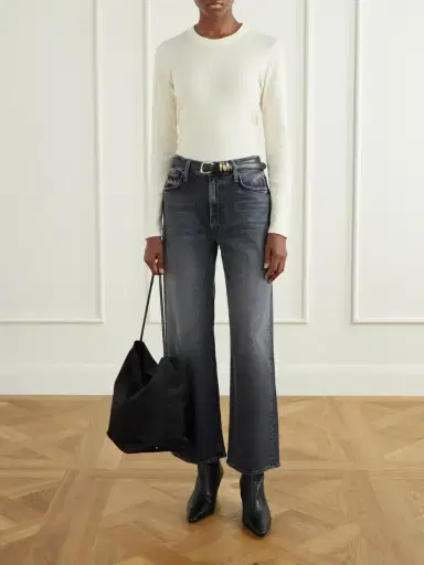 Mother The Dodger Flood Cropped Mid-rise Straight-leg Jeans | Thumbnail 2 Mother The Dodger Flood Cropped Mid-rise Straight-leg Jeans | Thumbnail 2