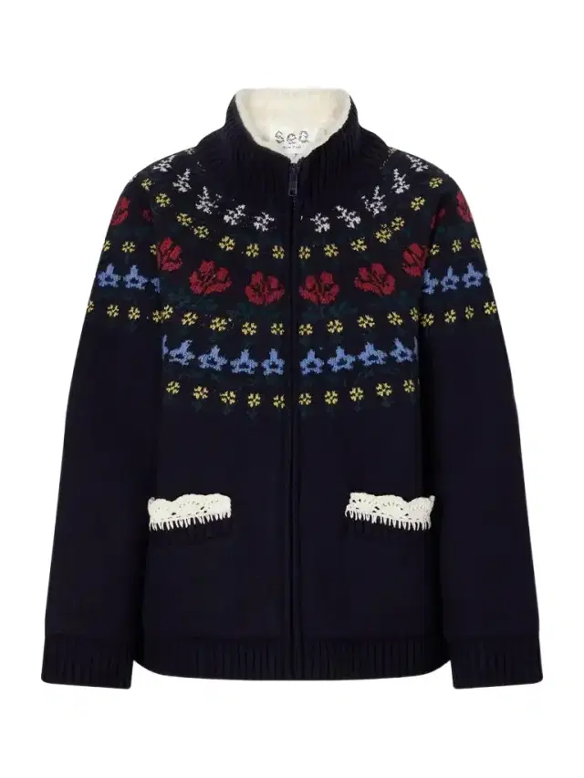 Sea Preston Crochet-trimmed Merino Wool-blend Jacket