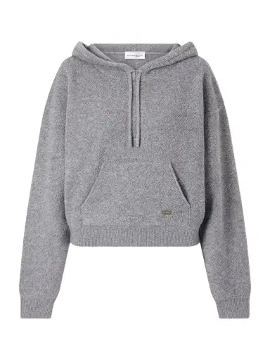 Victoria Beckham Lana Stretch Wool And Cashmere-blend Hoodie | Thumbnail 1