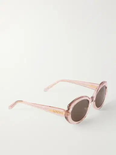 Loewe Oval Slim Oval-frame Acetate Sunglasses | Thumbnail 3