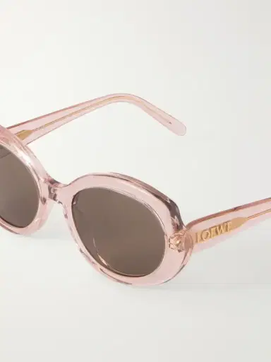 Loewe Oval Slim Oval-frame Acetate Sunglasses | Thumbnail 4