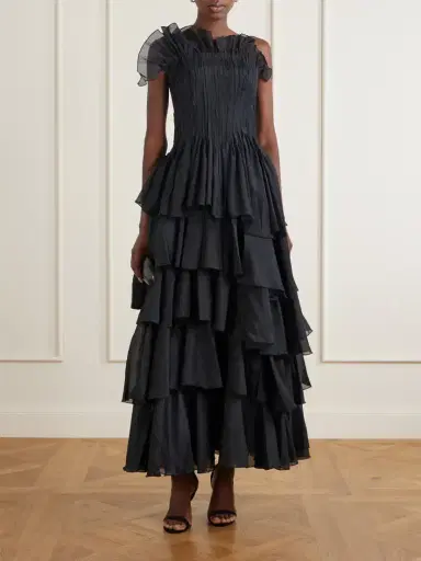 Aje Sonnet Ruffled Organza Maxi Dress | Thumbnail 2 Aje Sonnet Ruffled Organza Maxi Dress | Thumbnail 2