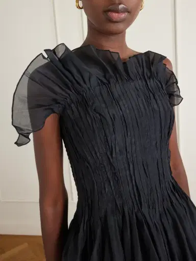 Aje Sonnet Ruffled Organza Maxi Dress | Thumbnail 4 Aje Sonnet Ruffled Organza Maxi Dress | Thumbnail 4