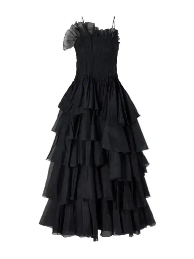 Aje Sonnet Ruffled Organza Maxi Dress | Thumbnail 1 Aje Sonnet Ruffled Organza Maxi Dress | Thumbnail 1