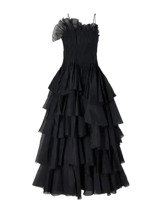 Aje Sonnet Ruffled Organza Maxi Dress