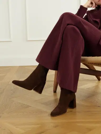 Gabriela Hearst Luke 90 Suede Ankle Boots | Thumbnail 2