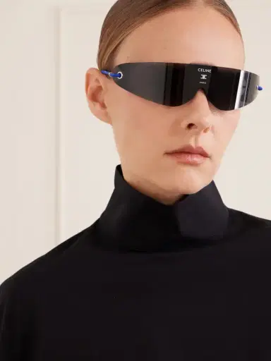 CELINE Eyewear Runner Shield-style Injection Sunglasses | Thumbnail 2