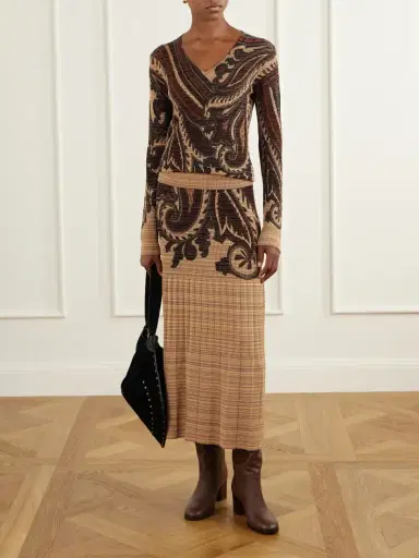 Etro Paisley Printed Knit Sweater | Thumbnail 2