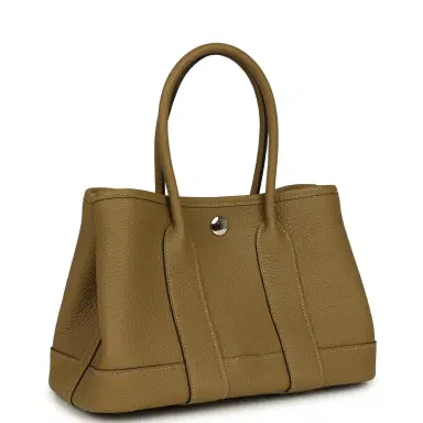 HERMÈS Hermes Garden Party Neo 23 Dune Negonda Palladium Hardware | Thumbnail 2