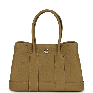 HERMÈS Hermes Garden Party Neo 23 Dune Negonda Palladium Hardware | Thumbnail 4
