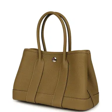 HERMÈS Hermes Garden Party Neo 23 Dune Negonda Palladium Hardware | Thumbnail 5