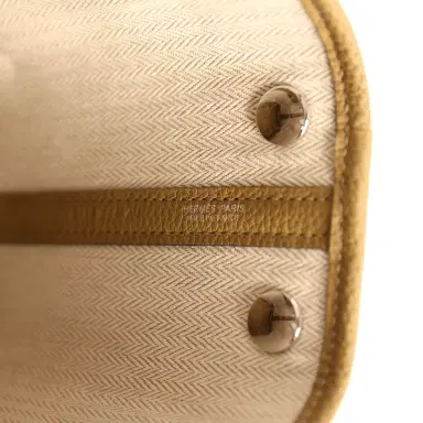 HERMÈS Hermes Garden Party Neo 23 Dune Negonda Palladium Hardware | Thumbnail 9