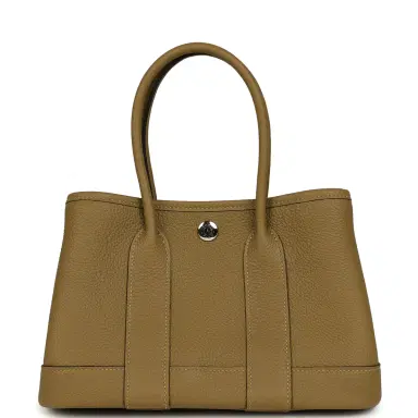 HERMÈS Hermes Garden Party Neo 23 Dune Negonda Palladium Hardware | Thumbnail 1
