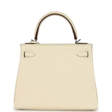 HERMÈS Hermes Kelly Retourne 25 "In & Out" Nata Swift Palladium Hardware | Thumbnail 4 HERMÈS Hermes Kelly Retourne 25 "In & Out" Nata Swift Palladium Hardware | Thumbnail 4