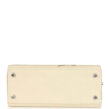 HERMÈS Hermes Kelly Retourne 25 "In & Out" Nata Swift Palladium Hardware | Thumbnail 6 HERMÈS Hermes Kelly Retourne 25 "In & Out" Nata Swift Palladium Hardware | Thumbnail 6
