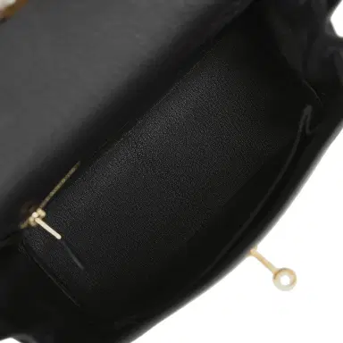 HERMÈS Hermes Kelly Retourne 25 Black Togo Gold Hardware | Thumbnail 9 HERMÈS Hermes Kelly Retourne 25 Black Togo Gold Hardware | Thumbnail 9