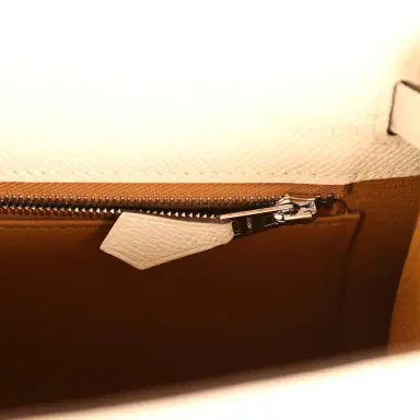 HERMÈS Hermes Kelly Sellier 25 Nata Verso Epsom Palladium Hardware | Thumbnail 9 HERMÈS Hermes Kelly Sellier 25 Nata Verso Epsom Palladium Hardware | Thumbnail 9