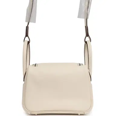 HERMÈS Hermes Mini Lindy Nata Verso Swift Palladium Hardware | Thumbnail 4