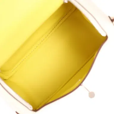 HERMÈS Hermes Mini Lindy Nata Verso Swift Palladium Hardware | Thumbnail 9