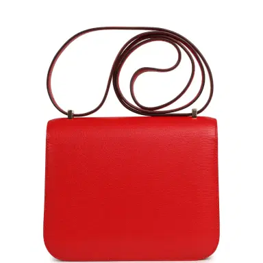 HERMÈS Pre-owned Hermes Constance 18 Rouge De Couer Chevre Mysore Permabrass Hardware | Thumbnail 3 HERMÈS Pre-owned Hermes Constance 18 Rouge De Couer Chevre Mysore Permabrass Hardware | Thumbnail 3