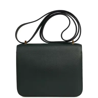 HERMÈS Pre-owned Hermes Constance 18 Vert Anglais Chevre Mysore Gold Hardware | Thumbnail 4 HERMÈS Pre-owned Hermes Constance 18 Vert Anglais Chevre Mysore Gold Hardware | Thumbnail 4